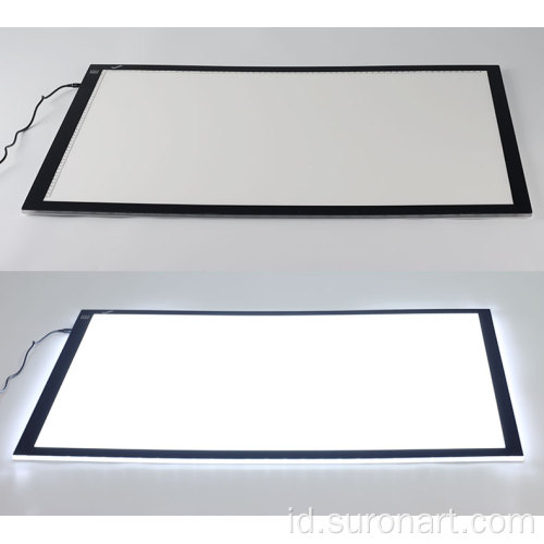 Lampu Tracing LED Akrilik Ukuran A2 Super Slim